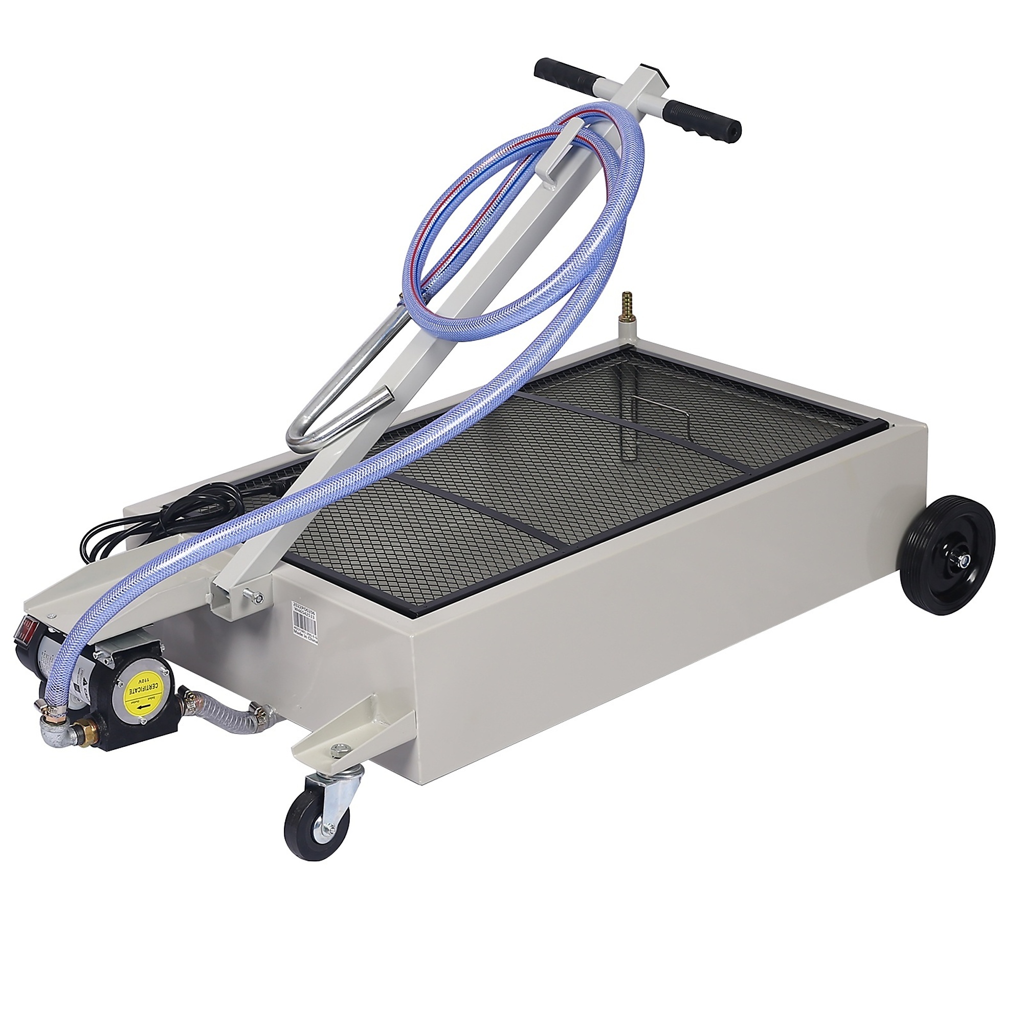 BlackTeck Low-Profile Oil Drain with Pump — 20 Gal., 7ft. Hose, Model# N2-42533